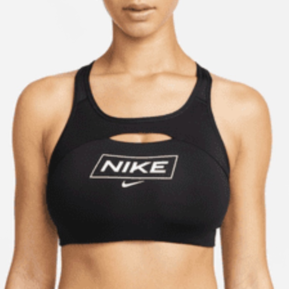 NWOT NIKE Pro Swoosh Women’s Bust Cut-Out High Intensity Sports Bra, L
